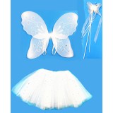 CTU21009-White Butterfly Fairy Set
